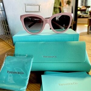 Tiffany & Co. - Cat Eye Pink Sunglasses - Model TF 4196/8352. NWT & Box